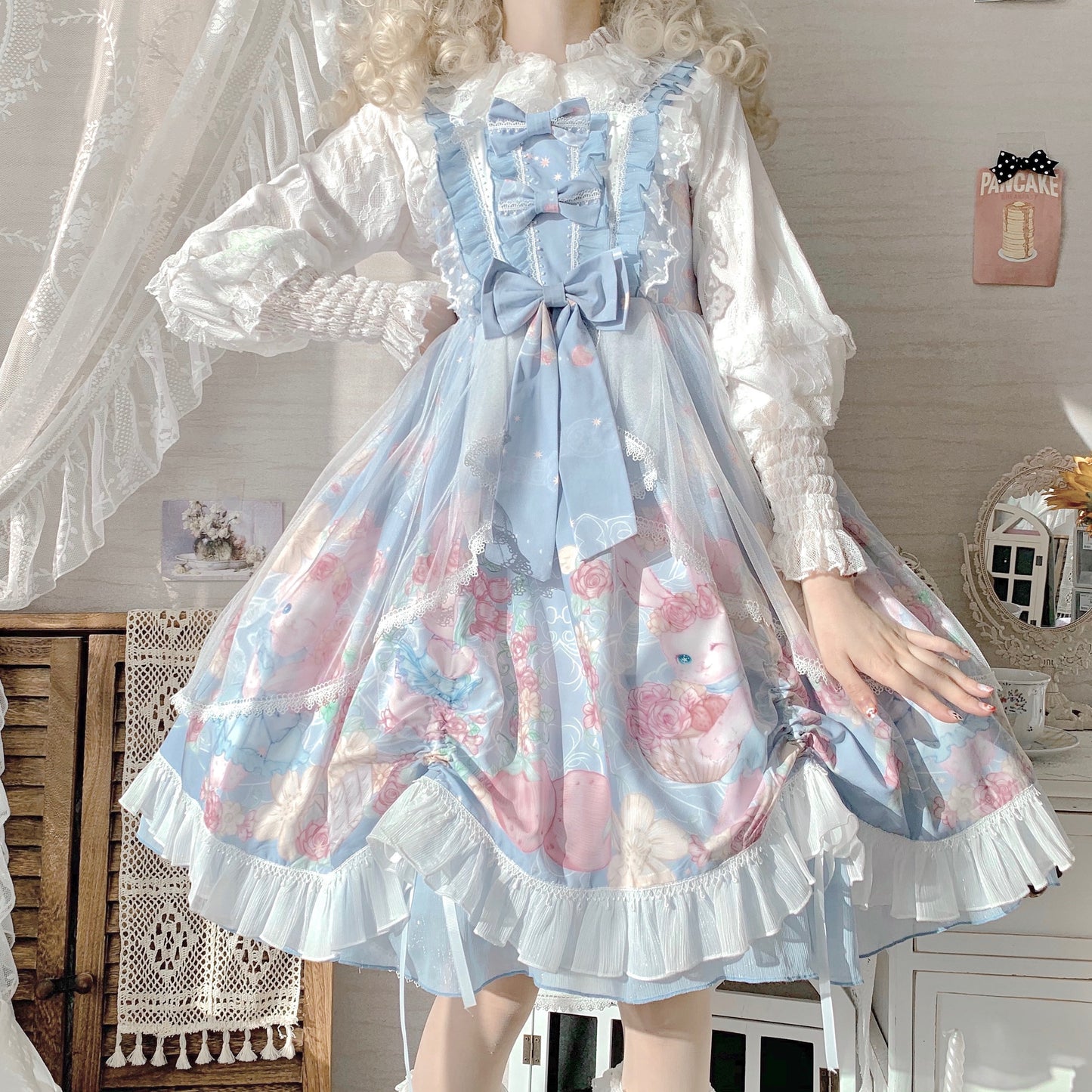 Bunny Fantasy Lolita Dress - Cherry Bomb