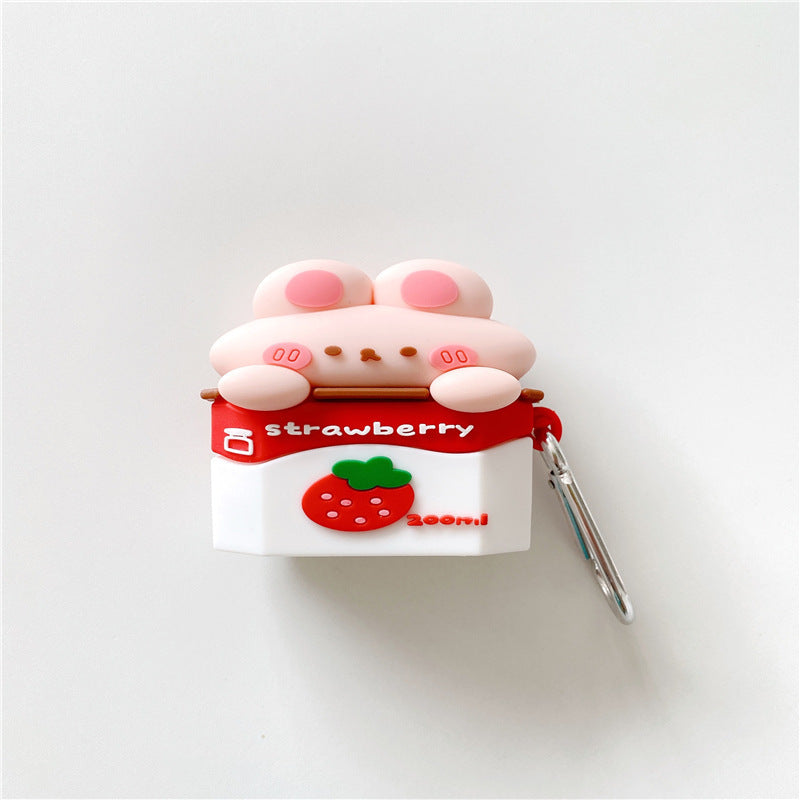 Cute Strawberry Earphone Case - Cherry Bomb