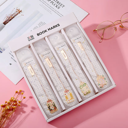 Beautiful Chinese Bookmark - Cherry Bomb
