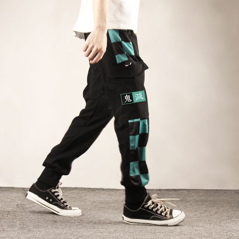 Tanjiro Demon Slayer Cargo Joggers
