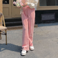 Soft High Waist Pants - Cherry Bomb