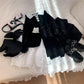 Love Bun Lace High Waist Skirt