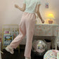Sweet Soft Wide Leg Pants - Cherry Bomb