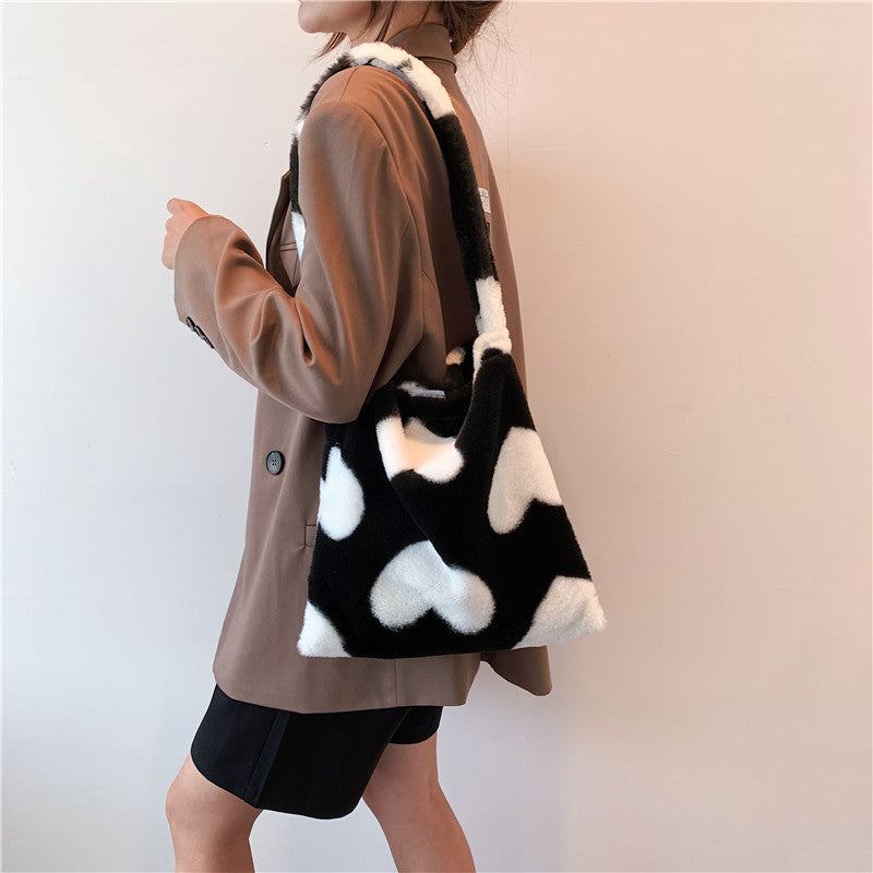 Plush Love Shoulder Bags - Cherry Bomb