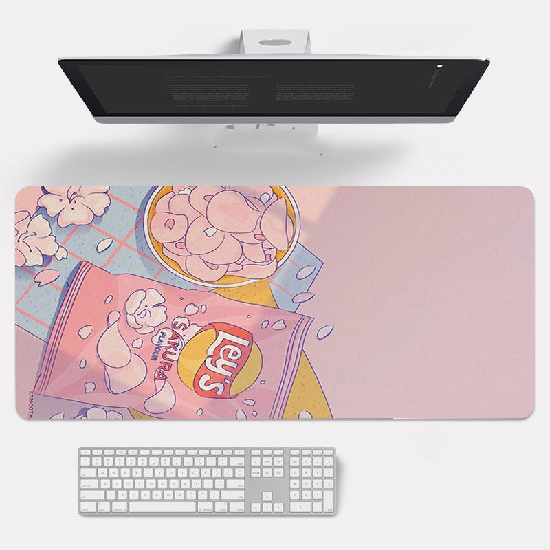 Sakura Desk and Gaming Mat - Cherry Bomb