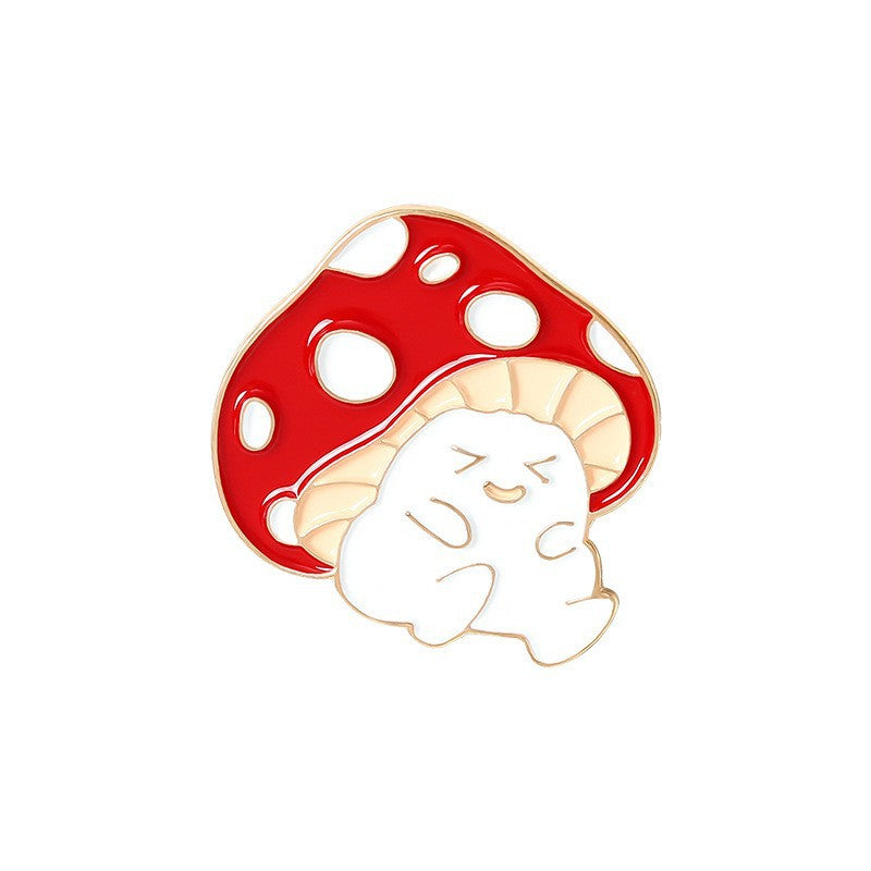 Mushroom Brooches - Cherry Bomb