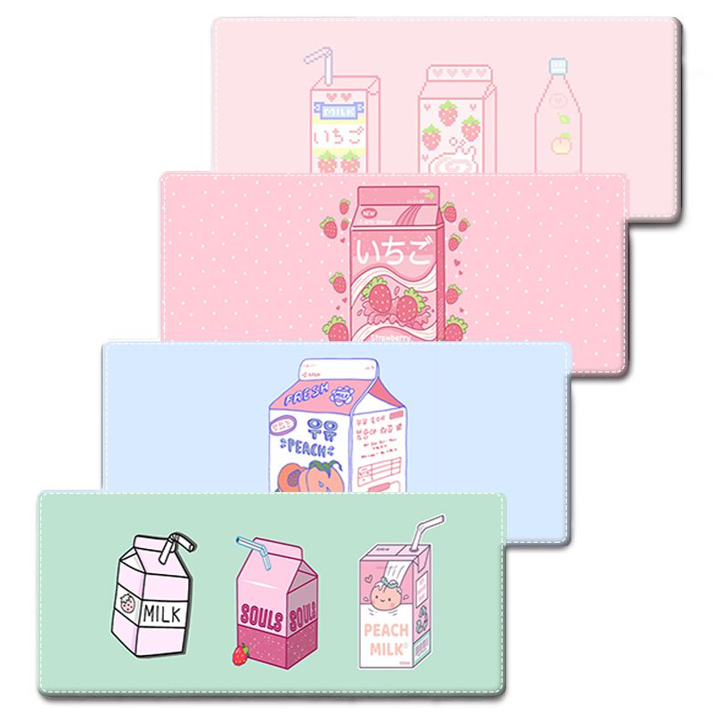 Kawaii Japanese and Korean Drinks Desk Mat