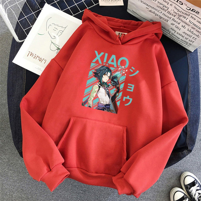 Xiao Fleece Hoodie - Cherry Bomb