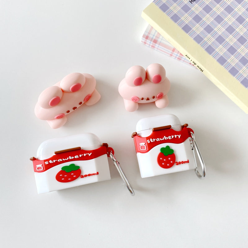 Cute Strawberry Earphone Case - Cherry Bomb