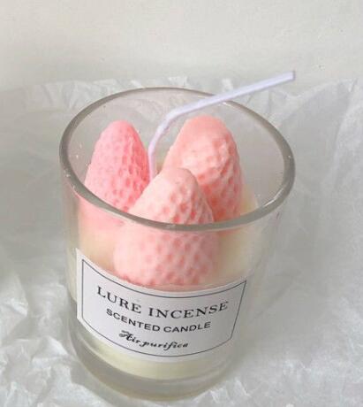 Strawberry Scented Candle - Cherry Bomb