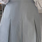 Simple Pleated Skirt - Cherry Bomb