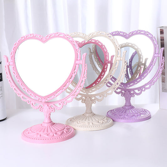 Heart Shaped Vintage Mirror - Cherry Bomb