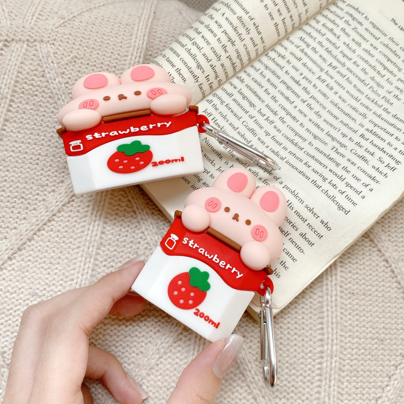 Cute Strawberry Earphone Case - Cherry Bomb