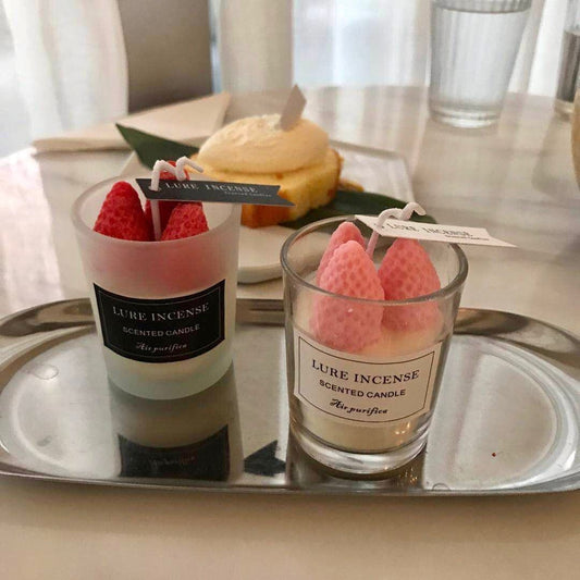 Strawberry Scented Candle - Cherry Bomb