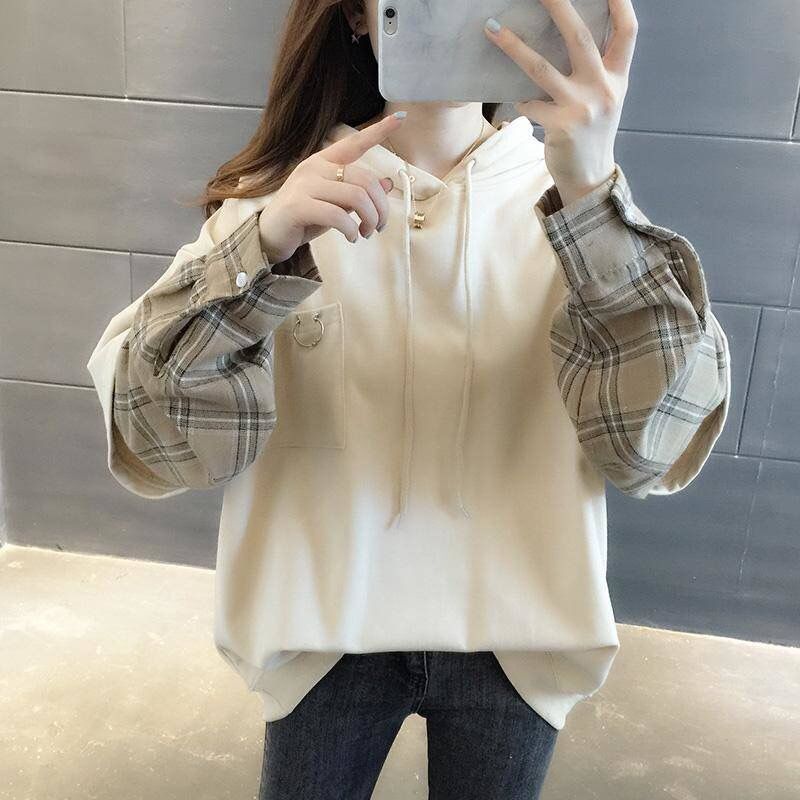 Trendy Oversized Long-sleeved Hoodie - Cherry Bomb