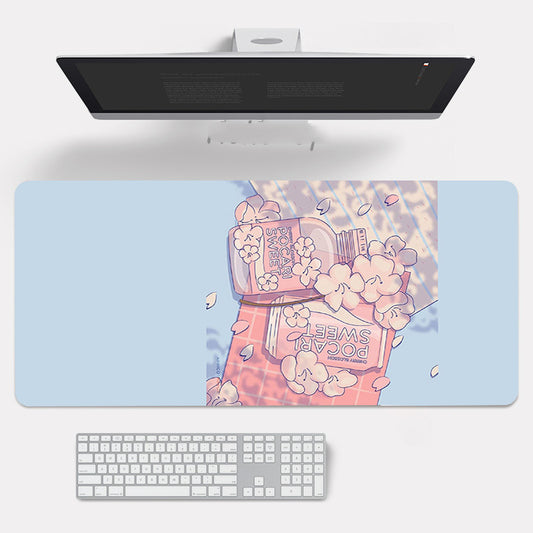 Sakura Desk and Gaming Mat - Cherry Bomb