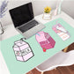 Kawaii Japanese and Korean Drinks Desk Mat