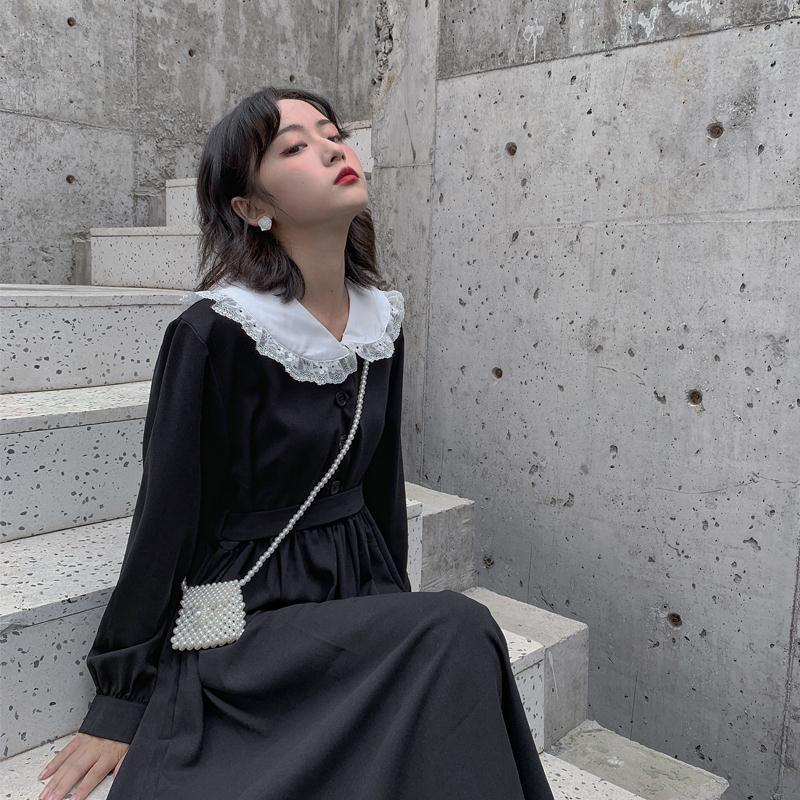 Dark Academy Vintage Dress - Cherry Bomb