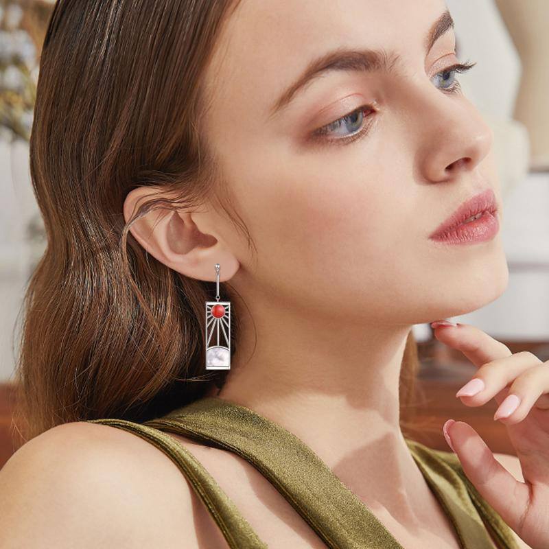 Sterling Silver Demon Slayer Tanjiro Earrings - Cherry Bomb