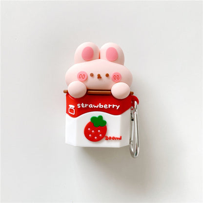 Cute Strawberry Earphone Case - Cherry Bomb
