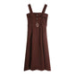 Academia Style Midi Dress - Cherry Bomb