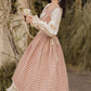 Chic Vintage Plaid Ruffles Dress