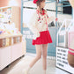 Strawberry Embroidery Knit Sweater - Cherry Bomb