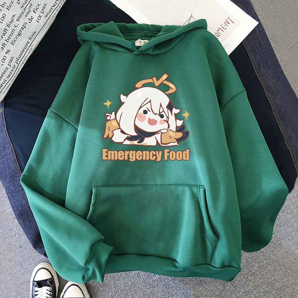 Paimon Emergency Food Hoodie - Cherry Bomb