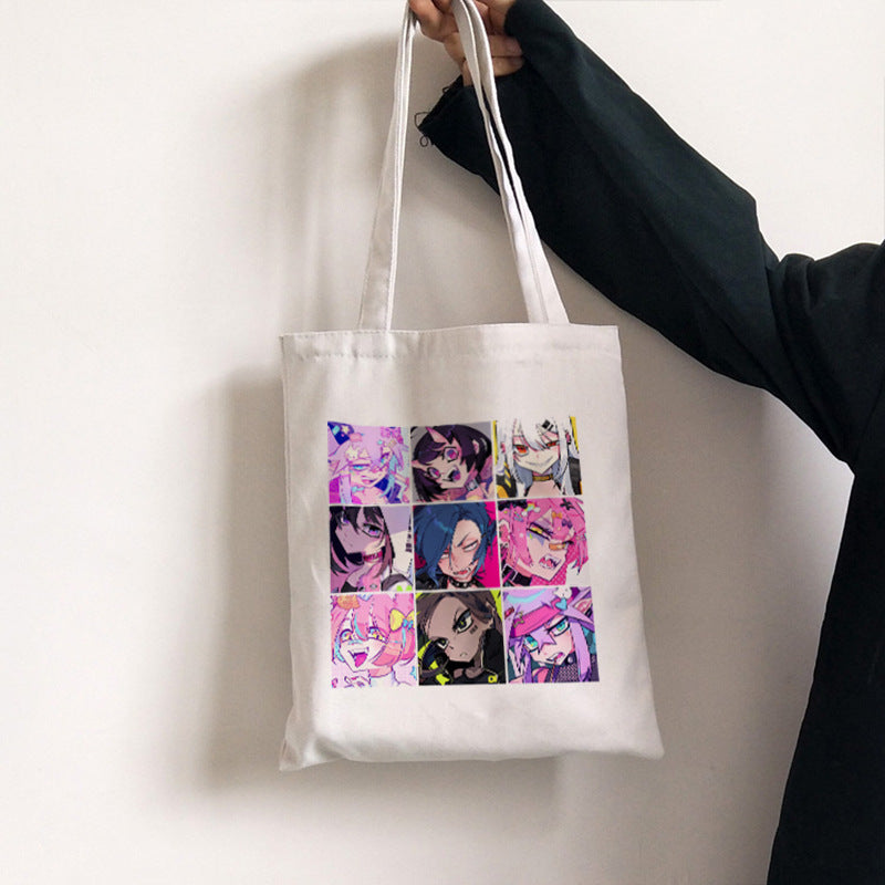 Harajuku Anime Canvas Bag - Cherry Bomb